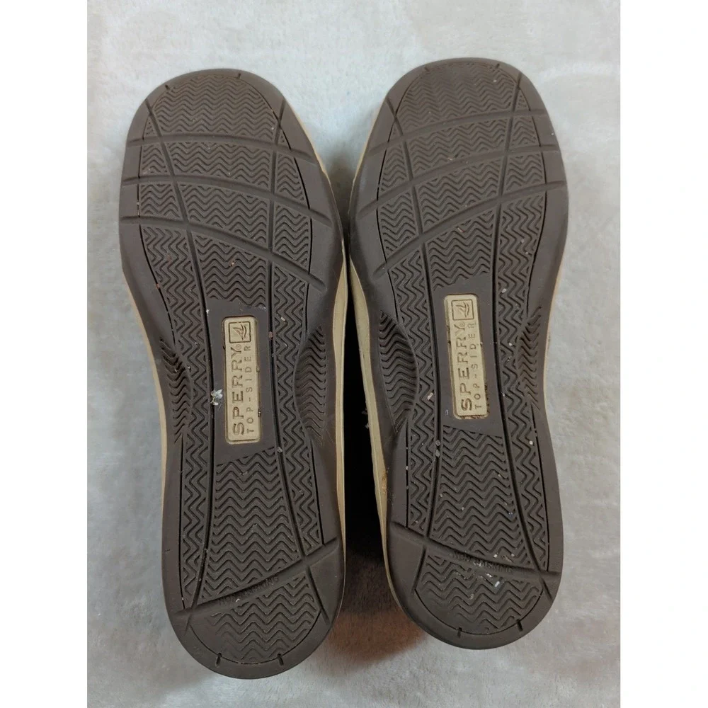 Sperry Top-Sider Billfish Tan‎ Leather Mesh Boat Shoes Mens 10.5M 0771253